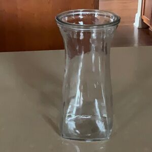 Elegant Clear Glass Vase